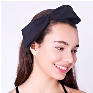 Ivivva by Lululemon Black Bow-Tiful Headband